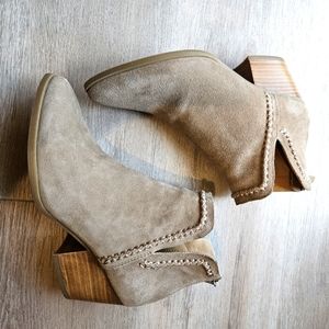 Dolce Vita suede back zipper booties size 6.5